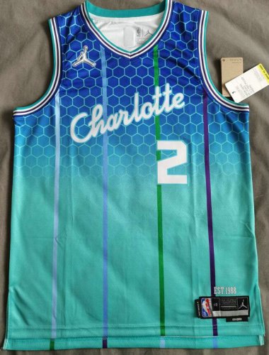 Maillot de Basket #2 Ball Hornets 75th Anniversary Imprimé